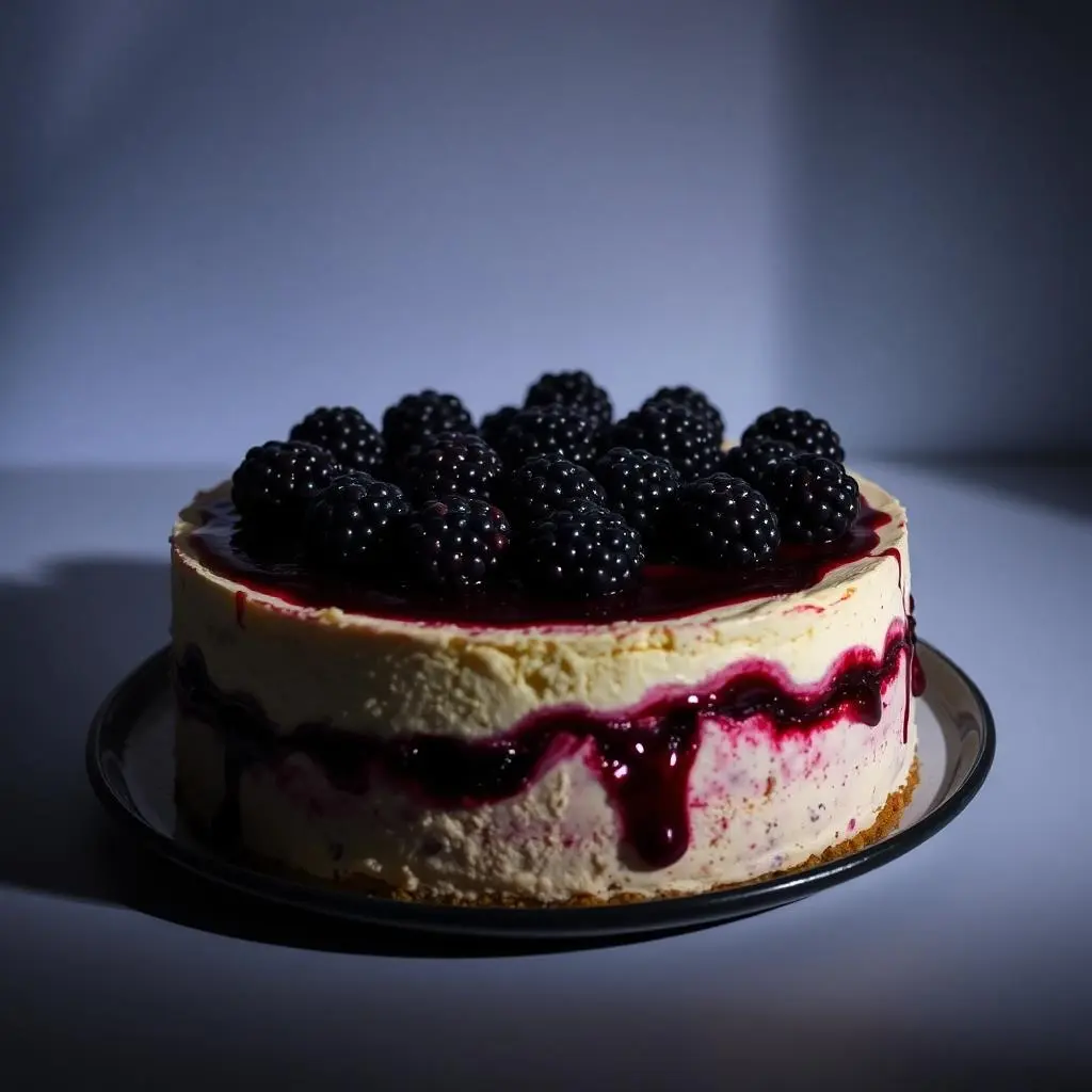 blackberry cheesecake