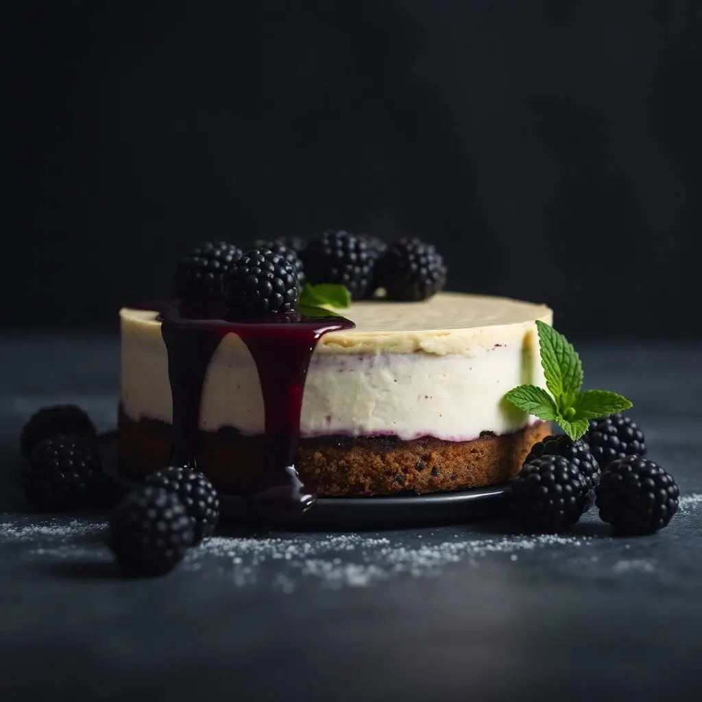 blackberry cheesecake
