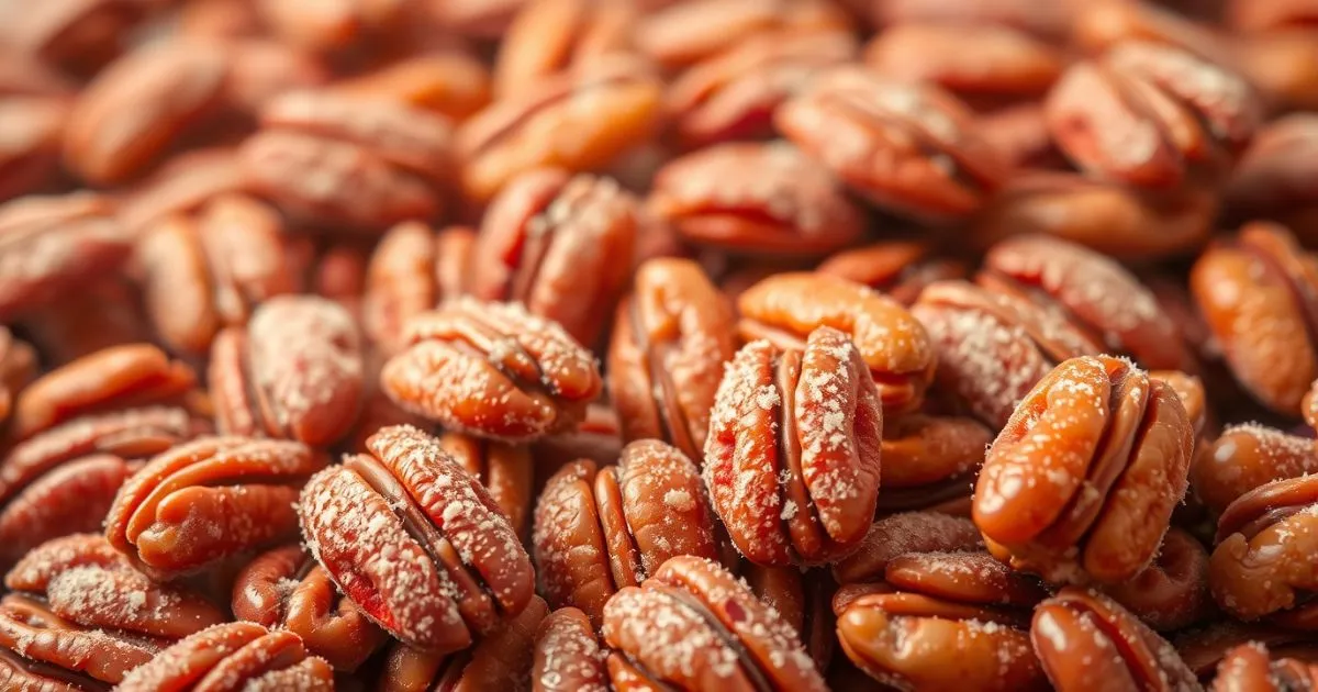 sugar-coated pecans